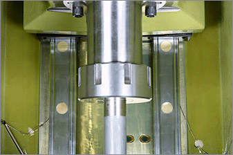 Impact extrusion press detail 1