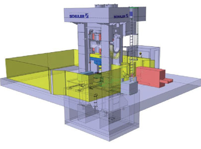 Hydraulic press of the MH-series