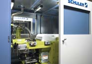 Die space for horizontal coin minting press