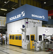 800-ton transfer press with coil feed line