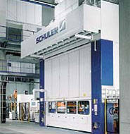 Transfer press with eccentric drive