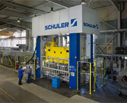 Servo press in monoblock design