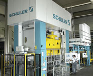 Servo press in monoblock design