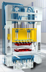 Hydraulic multicurve press